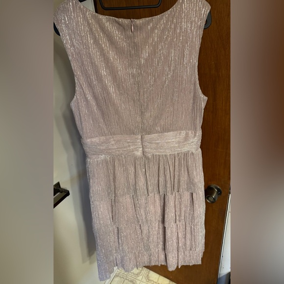 NWT Connected Apparel Size 14 Dusty Rose Tiered Sheath Cocktail Dress - Picture 13 of 17